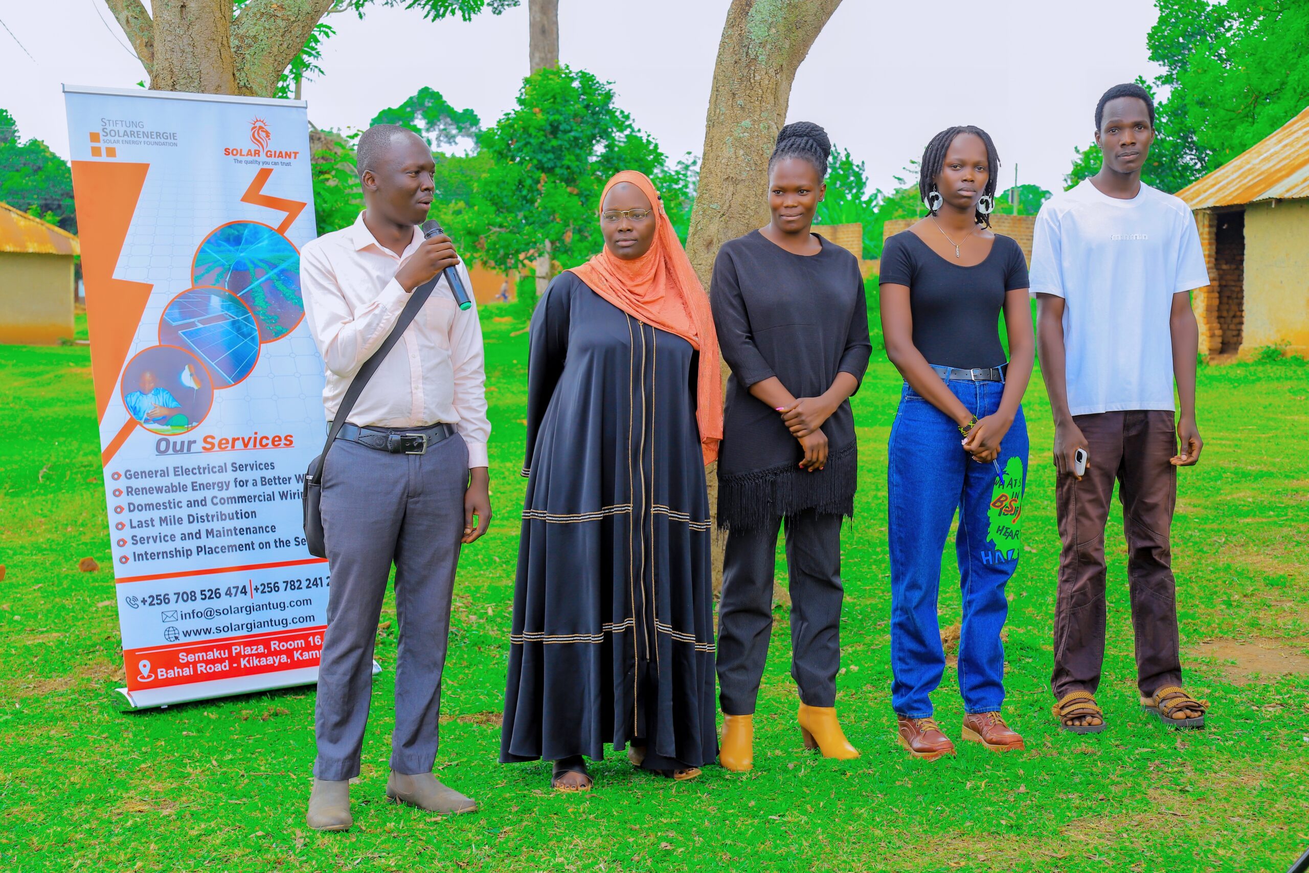 Part of the Nsette Foundation Uganda team